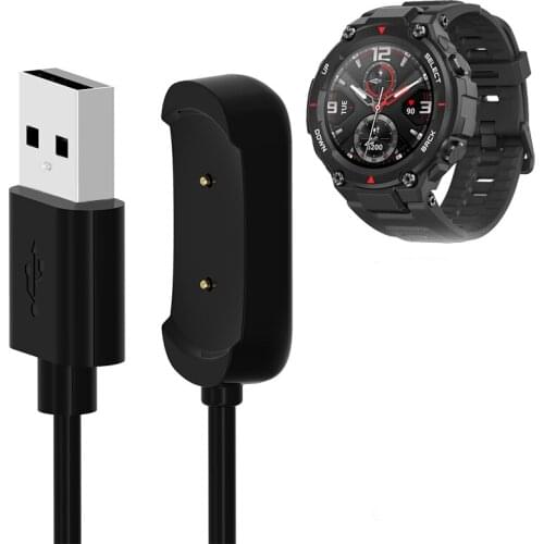 Dock Station Charger Adapter Stand USB Charging Cable Base Cord for Xiaomi AMAZFIT T-ReX A1918 Smart Watch Sport Trex Smartwatch