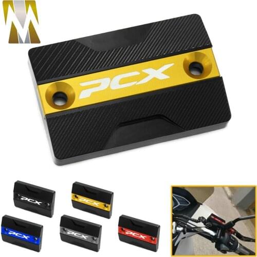 Master Cylinder Protector Front Rear Brake Fluid Reservoir Cap Cover CNC Aluminum For Honda PCX 125 150 PCX125 PCX150 2018 2019