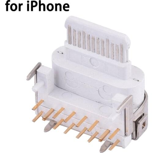 2-5pc Type C 16 Pin Female Socket Connector USB 3.1 For iPhone Horizontal Height 1.4 High Current Fast Charging Seat European