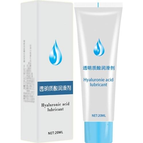 Sex Lubricant 20ml Lubricants Water-based transprant hyaluronie acid Sex Oil Vaginal Anal Gel Adults Sex Product Homosexual