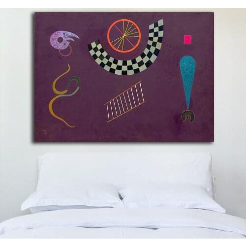 Ribbon with Squares by Wassily Kandinsky Canvas Painting For Living Room Home Decoration Oil Painting On Canvas Wall Painting