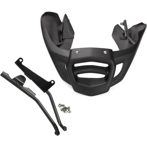 Motorcycle Fairing Cover Spoiler Engine Cladding Mounting Kit Matte Black For Yamaha FZ1S FZ1N 2006 2007 2008 2009 2010-2014