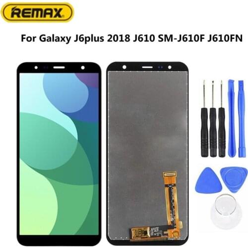 ORIGINAL Super AMOLED Replacement LCD J6plus for SAMSUNG GALAXY J6plus 2018 J610 SM-J610F J610FN Touch Screen Digitizer Assembly