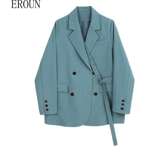 Jacket Women Spring Small Suit 2021 New Temperament Design Sense Slim Niche Style Fashion Belt Suit Jacket Small Blazer Women