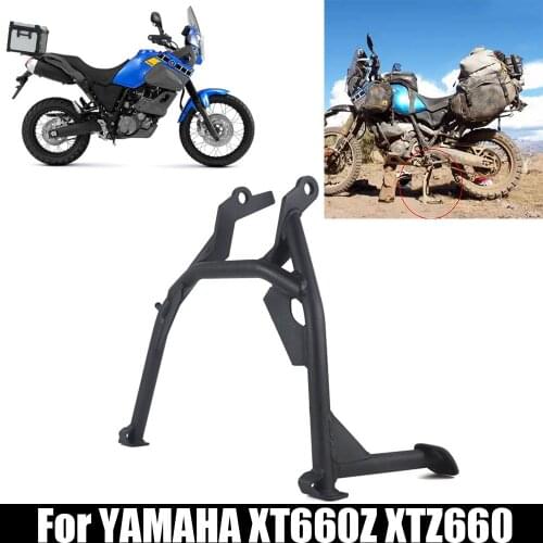 For YAMAHA Tenere 660 XTZ 660 XTZ660 Motorcycle Middle Kickstand Bracket Center Parked Stand Central Holder Support Centerstand