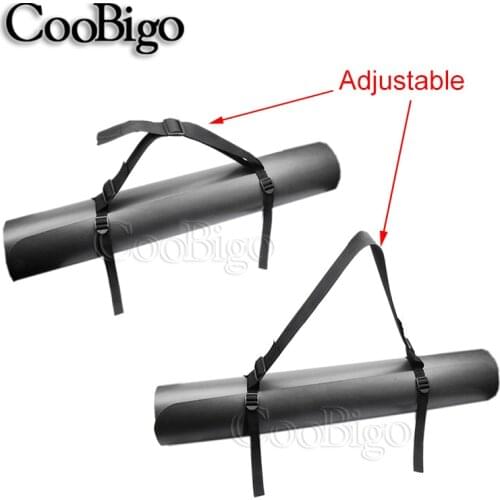 Outdoor Backpack Camping Mattress Sleeping Bag Tent Yoga Mats Strap 3.3" Length Adjustable Tied Band Tri-Glide Slider Buckle