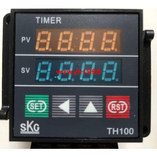 Brand new original authentic Taiwan SKG intelligent time relay SKG TH100 high precision TH100-2 dual relay high quality relay
