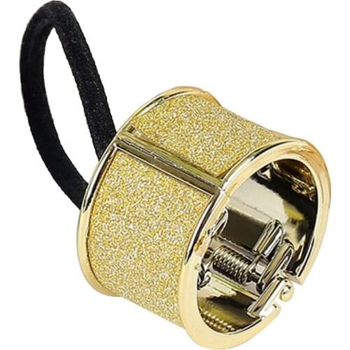 Elastic Hair Cuff Ponytail Clip Hair Band Wrap Ponytail Holder Hair Accessories Horsetail Buckle Ring For Women