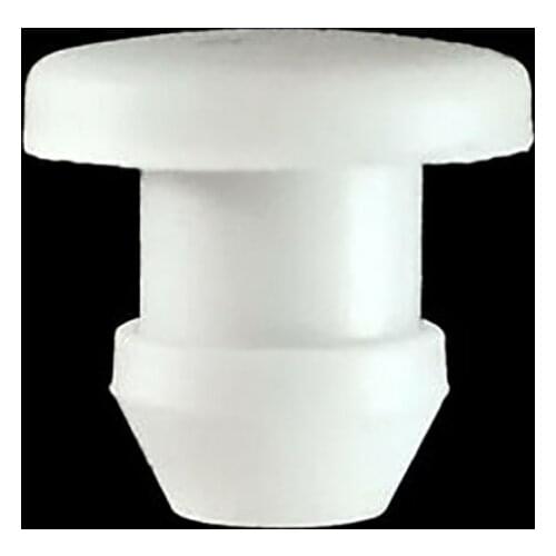 10PCS White Snap-on Silicone Rubber Plug Blanking End Caps Tube Inserts Bung 5mm~20mm