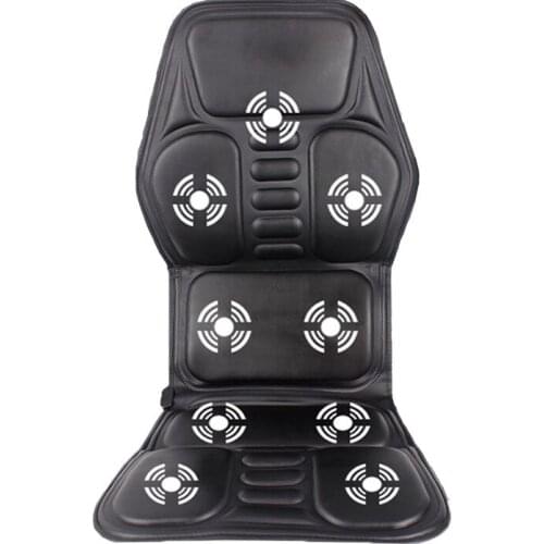 2 in 1 body massager car home office full body massage pad. Vibrating mattress. Massage relaxation vehicle massage pad PU leathe