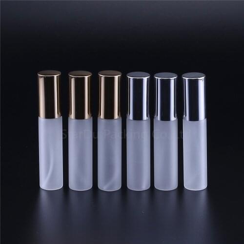 200pcs 5ml 10ml Mini Refillable Sample Perfume Glass Bottle Travel Empty Spray Atomizer Bottles Cosmetic Packaging Container