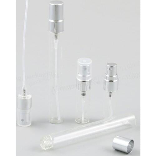 50 x 3.5ML 10ML Refillable Travel Glass Perfume Bottles Small Sprayer 10CC Glass Parfume Atomizer Spray Liquid Container