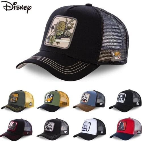 New Brand Anime Star Wars Mickey Snapback Cotton Baseball Cap Men Women Hip Hop Dad Mesh Trucker Hat Dropshipping