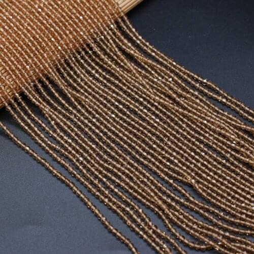 2pcs/lot Natural Stone Beads 3mm Section Round Agates Small Loose Beads for Jewelry Making DIY Bracelet Necklace Wholesale