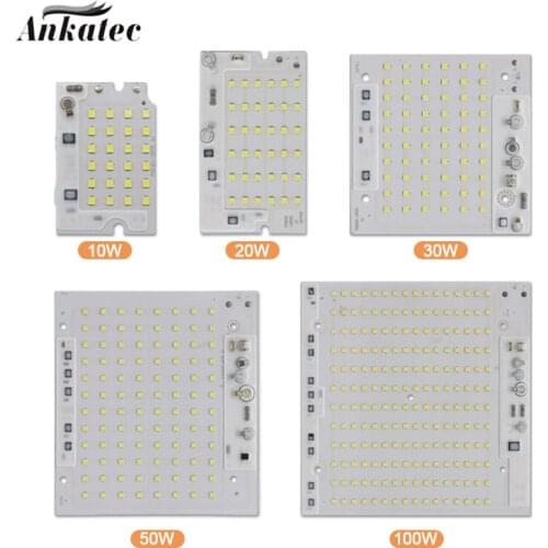 LED Lamp Chip SMD2835 Beaded Smart IC 220V Input 10W 20W 30W 50W 100W DIY For Outdoor Floodlight Spotlight Cold White