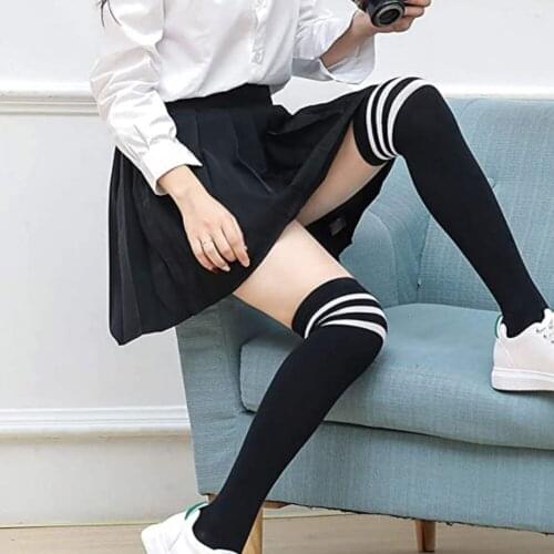 Sexy Warm Thigh High Stockings Over Knee Socks Velvet Calze Stretch Stocking Temptation Long Socks