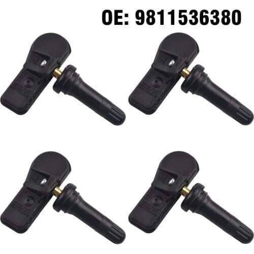 4 PCS Car Tire Pressure Monitor Sensor TPMS For Peugeot 207 301 308 3008 408 508 5008 For Citroen C4 C5 DS4 DS5