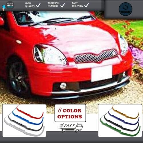 For toyota yaris mk1 front lip universal spoiler lip bumper 3 piece free fast shipping designed full harmony body kit design