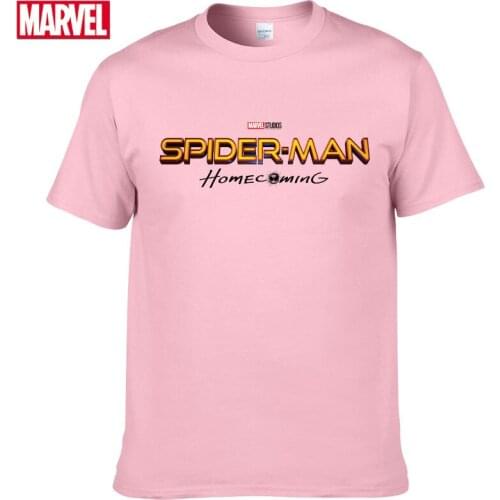 Marvel The Avengers Spider Man t-shirt Comfortable Breathable 100% cotton Summer Tops fashion mens t-shirts #105