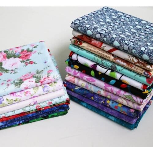 Cartoon patchwork geometric bronzing sewing fabric cotton tissues meter