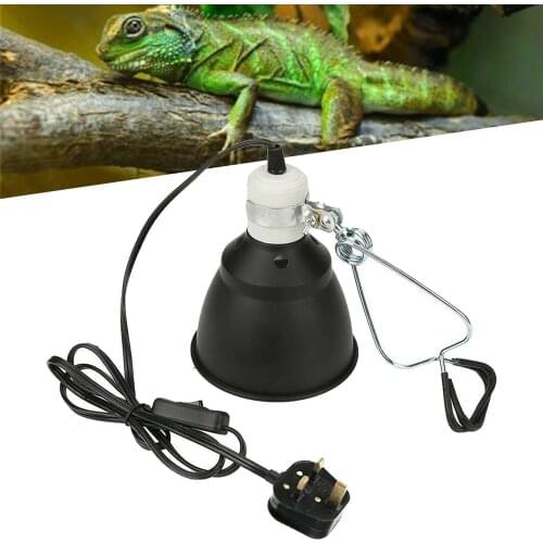 300W E27 Reptile Ceramic UVA/UVB Heat Light Lamp Dome Holder Turtle Brooder Basking UK/US/AU/EU Plug