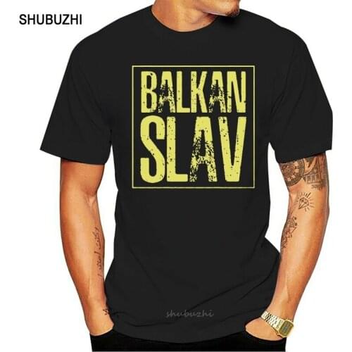 Men tshirt balkan slav slavic croatia serbia bosnia russia yugoslavia T Shirt Printed T-Shirt tees top