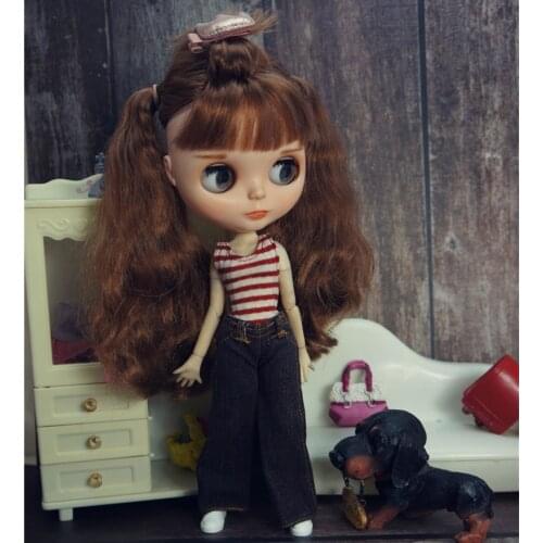 Blythy Doll Sweetpie Outfits Cute Doll Bohemia Clothes For Blyth Doll Tops Kids Toy 1/6 Doll Accessories Cute Decors Licca Dress