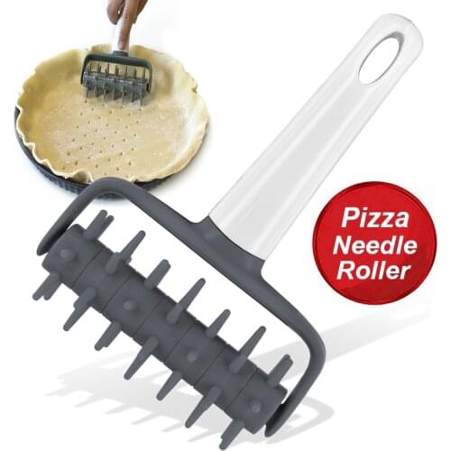 New Pin Wheels Hole Punches Rolling Pins Kitchen Baking Tools Pizza Cake Dough SCI88