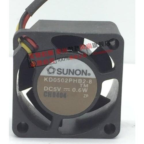 KD0502PHB2-8 new 2515 fan 5V 2.5CM precision instrument cooling fan