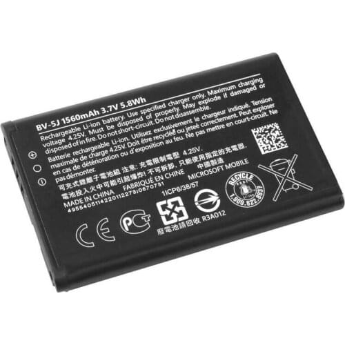 Original BV-5J Phone battery for Nokia Lumia 435 Lumia 532 RM1069 RM1071 1560mAh BV-5J