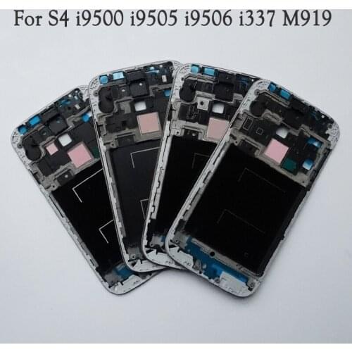 Original i 9505 Front housing Frame Cover Bezel Panel Repair Part Faceplate for Samsung Galaxy S4 i9500 i9505 i9506 i337 m919