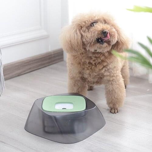 Cat Water Floating Bowl Diamond Feeder Dog Food Pet Products Pet Food Container Bowls Kitten Dish No Wet Mouth Large Capacity