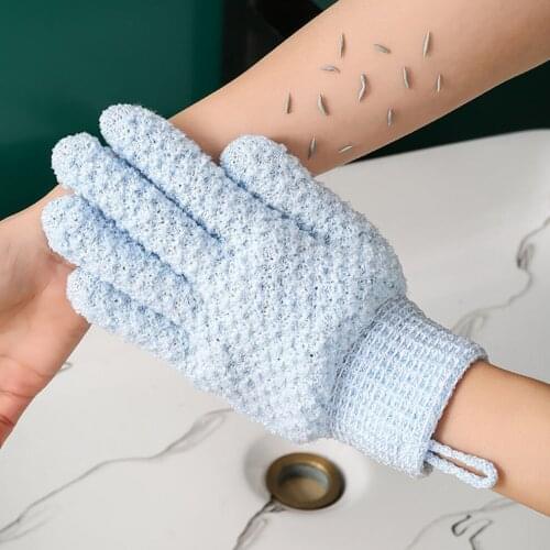 Strong Bathing Gloves Double-Sided Bath Towel Nylon Matte Rub Back Gloves Home Bath Supplies