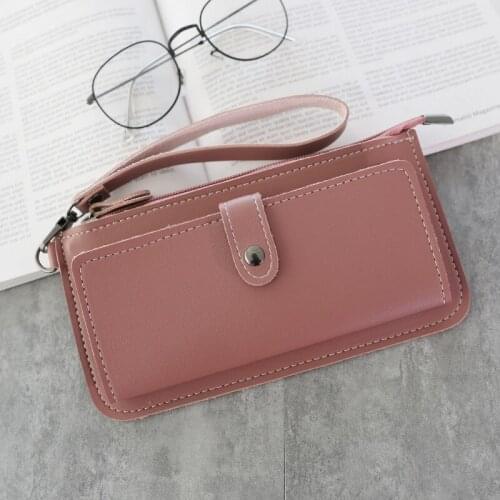 Women Long Wallet Leather Womens Purse and Wallet Design Lady Party Clutch Female Card Holder Carteras Y Bolsos De Mujer