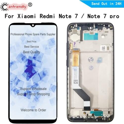 LCD For Xiaomi redmi Note7 Note 7 pro M1901F7G M1901F7H M1901F7I LCD Display Touch panel Screen Digitizer With Frame Assembly