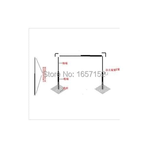 10ft*10ft Stainless Steel Wedding Backdrop Stand Backdrop Pipe with expandable Rods Adjustable Stand for Wedding Drape