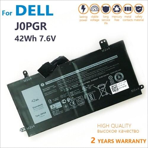 100% Genuine J0PGR Laptop Battery For Dell Latitude 5285 5290 T17G 1WND8 JOPGR X16TW T17G001 Laptop New Batteria Free Shipping