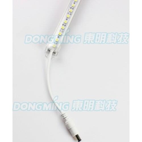 15pcs U Profile milky/clear cover 50cm 12V Male/Female connector 36 led luces light, led luces strip light, led bar light 5050