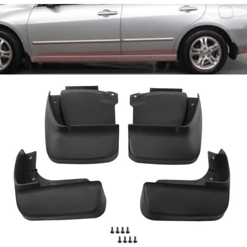 4 Pcs Car Splash Guards Mud Flaps Fender Skirts For Honda Accord Sedan 2003-07 Car Accessories