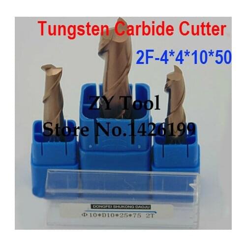 Cnc cutter tool TAPC tungsten alloy milling cutter HRC60 2F*4.0*4*10*50,CNC machine, milling machine, CNC milling tools, Nc tool