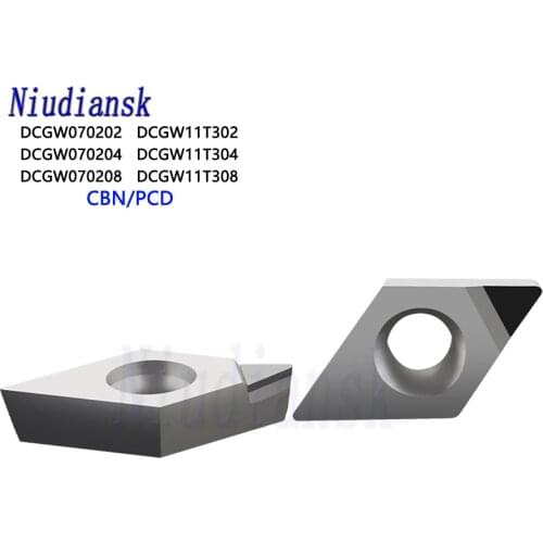 DCGW070204 DCGW11T304 Diamond CBN PCD CNC lathe Blade DCGW series High hardness High finish insert lathe turning cutter Tools
