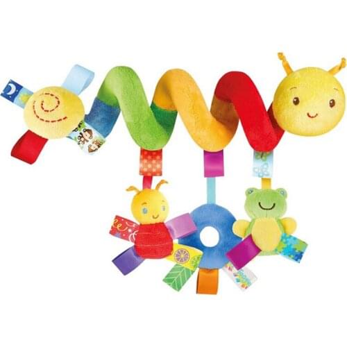 Baby Activity Spiral Stroller Car Seat Travel Lathe Hanging Toys Rattles Toy Hot dropship