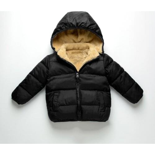 New Childrens Jacket Winter Parkas Kids Jackets For Girls Boys Warm Thick Velvet Childrens Coat Baby Outerwear Infant Overcoat