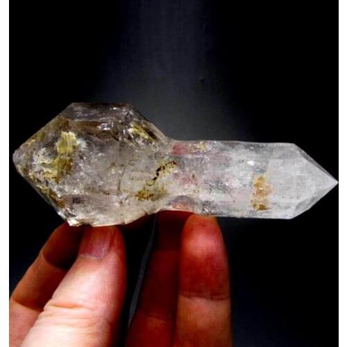 130g Elestial Skeletal Scepter Quartz DT - crystals and stones healing Mineral specimen Home Decor feng shui decoration L6002