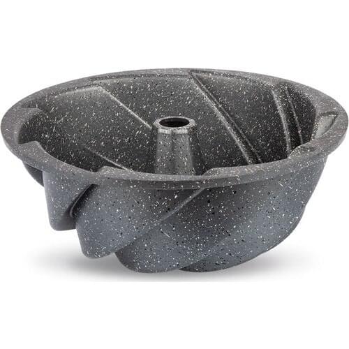 Thermoad Aluminum Casting Granite Cake Mold Wind Rose/Gray Sweet Baking