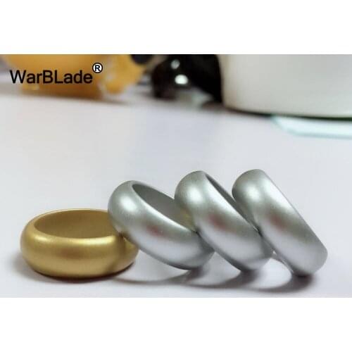 10pcs/set 6-12 Size Hypoallergenic Flexible Silicone Finger Ring 8mm Gold Silver Color Environmental Rubber Rings For Men Women