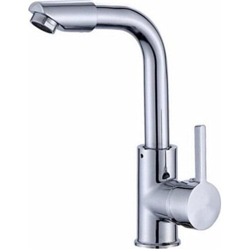 Bathroom Basin Faucet Chrome Single Handle Kitchen Tap Faucet Mixer Hot and Cold Water Hose Chrome Bathroom Accessory