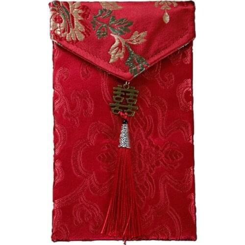 Beautiful Creative New Year Red Packet Premium Texture Chinese Red Envelopes Easy-carrying for Party