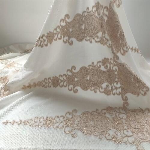 Latest 2021 High Quality African Lace Fabric Embroidery Swiss French Tulle Cotton 5yards Wedding Party Dress Guipure Sequins