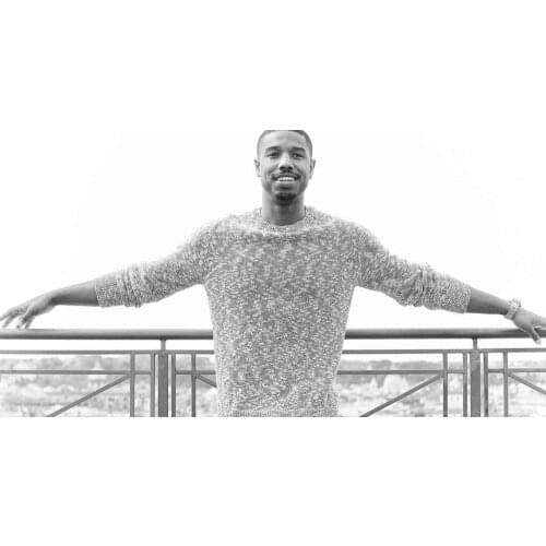 Michael Bakari Jordan Actor 2 Silk Cloth Poster Art Bedroom Decoration